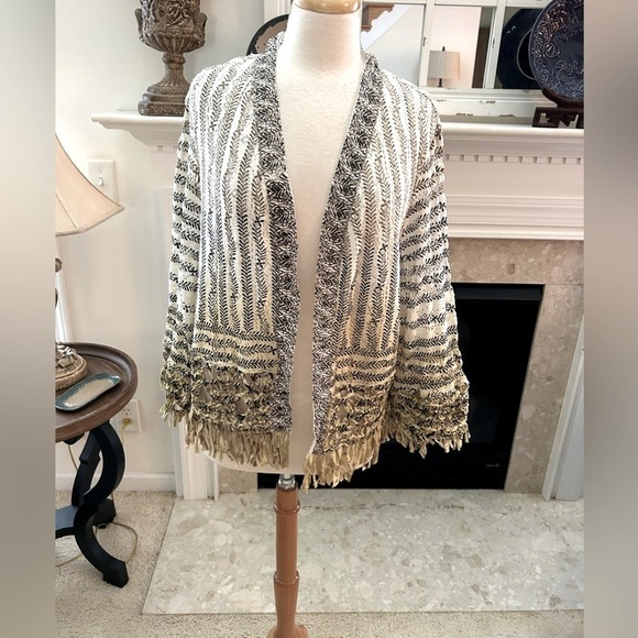 Chico's Jackets & Blazers - NWT Chicos Tracilyn Hand Made Crochet Jacket